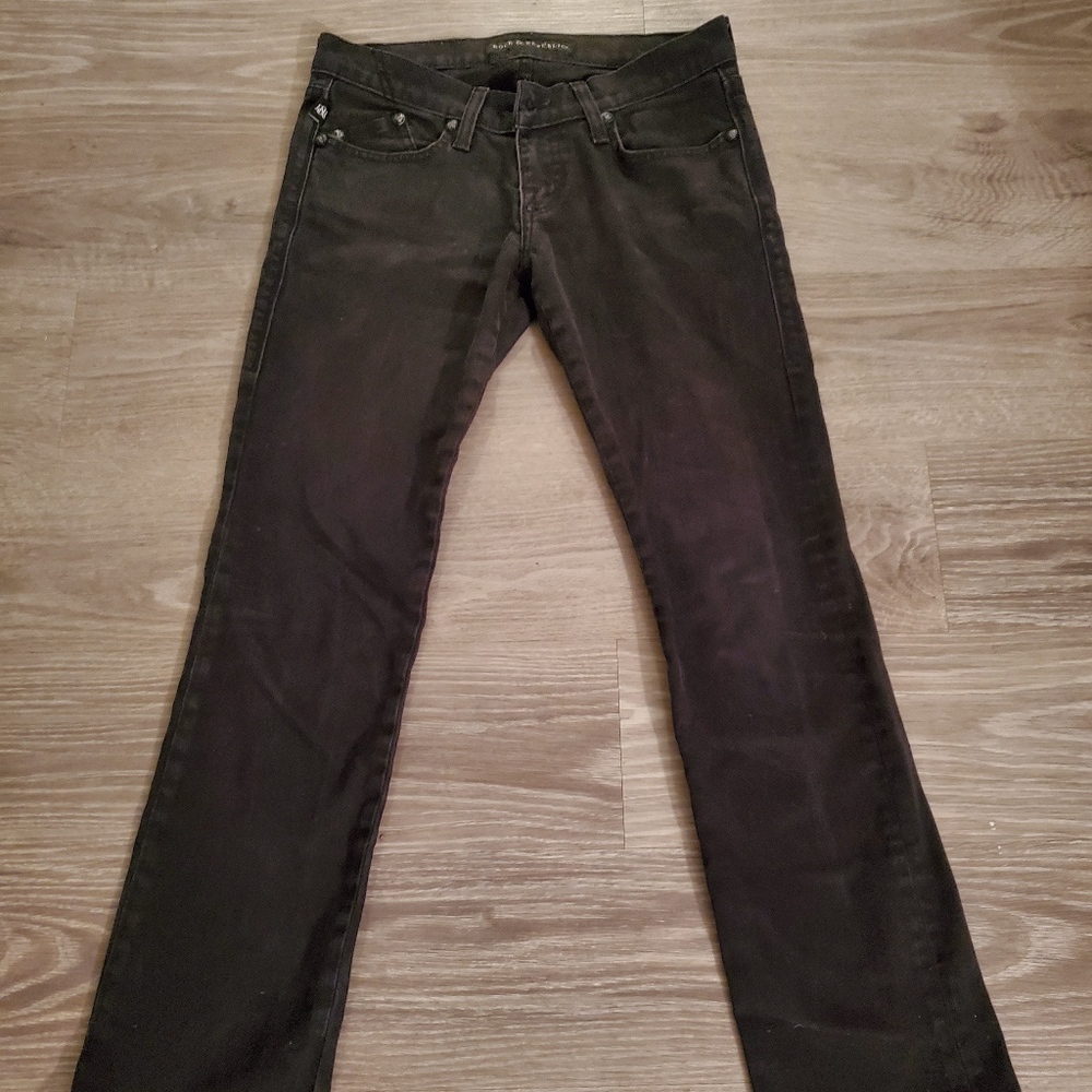 Rock & Republic Black Denim Size 26